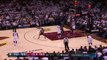 LeBron James' crucial Dunk (105-105) and Injury - Pacers vs. Cavaliers - April 15, 2017