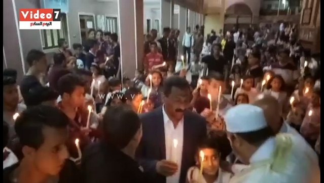 نظم اهالى وشباب القنطرة غرب بالاسماعيلية مبادرة بعنوان شموع ضد الارهاب برعاية مؤسسة الضمير وقاموا بوقفة تأبينية بالشمو