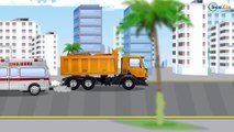 Kids Learn Coloring With Construction Trucks - Truck Video Learning For Children