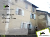 Maison A vendre Mauvezin 120m2 - 42 000 Euros