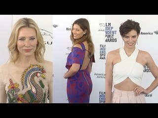 2016 Film Independent Spirit Awards Jessica Biel, Lauren Cohan, Cate Blanchett ARRIVALS