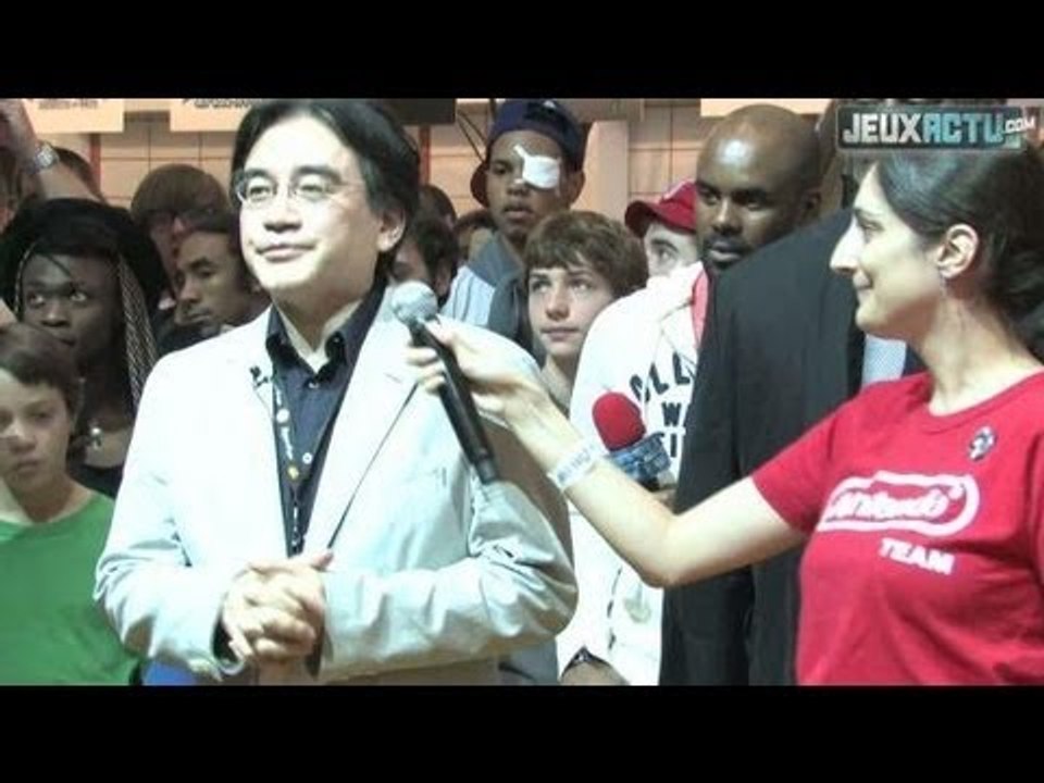 Satoru Iwata (Nintendo) à la Japan Expo 2012 !!!!