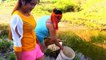 Asiaticas Lindas hacen Pesca increible con insolito metodo mira cual es