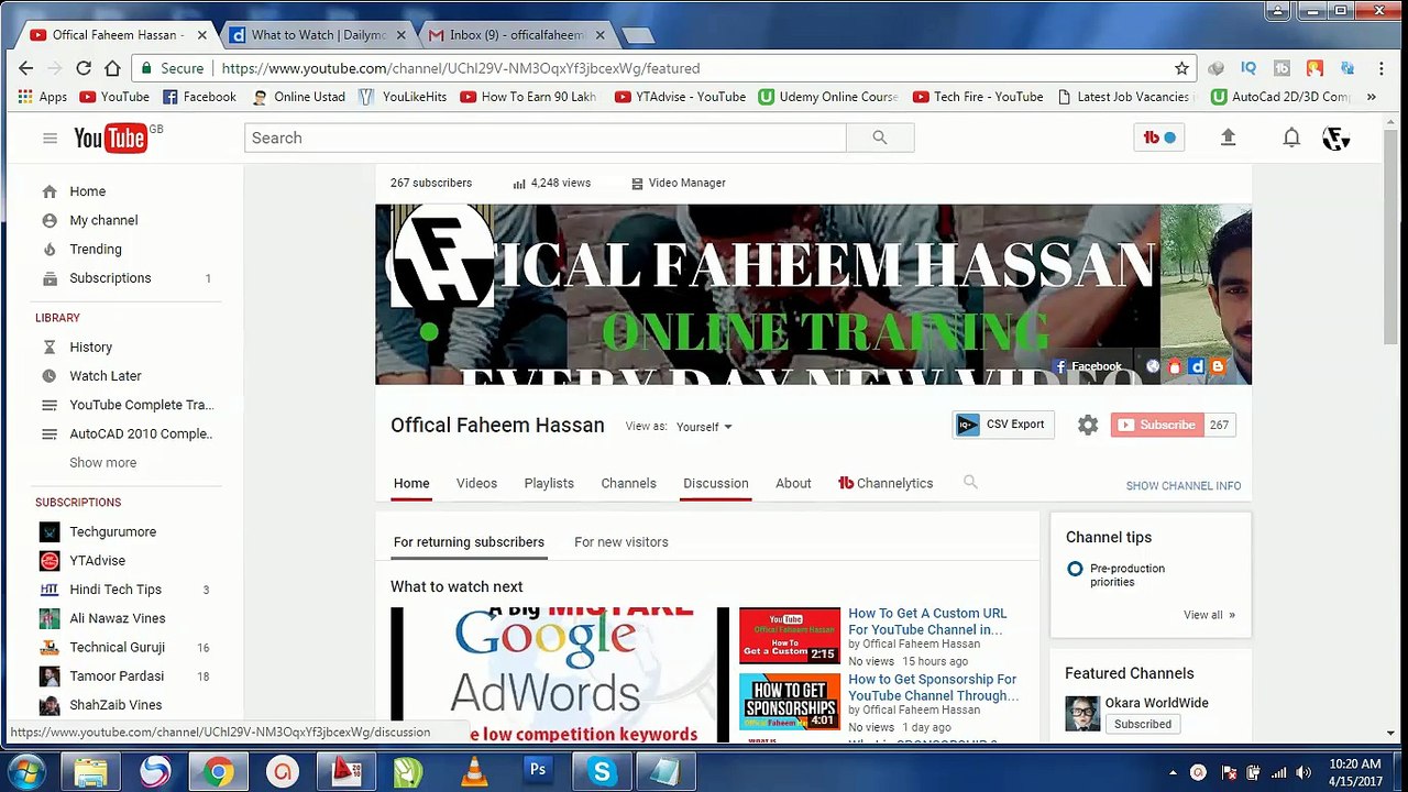 HOW TO CREATE DAILYMOTION ACCOUNT Part 2