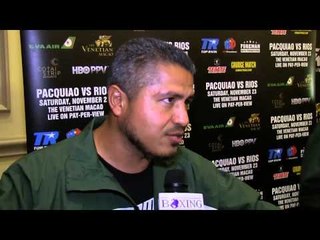 Robert Garcia feels reporters are trying to place blame on him over Roach incident