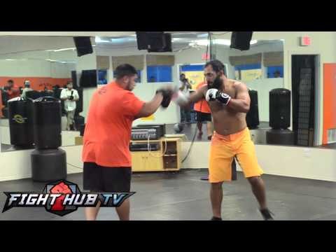 Georges St-Pierre vs. Johny Hendricks: Hendricks work out video