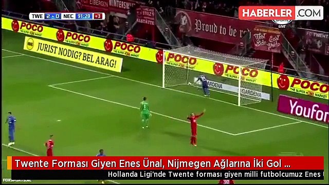Twente Forması Giyen Enes Ünal, Nijmegen Ağlarına İki Gol Bıraktı