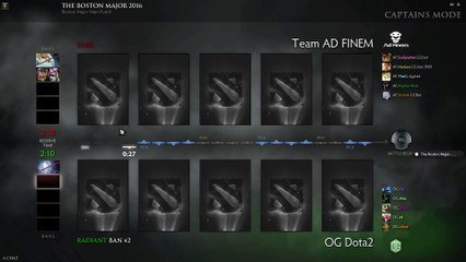 OG Dota2 VS Ad Finem #1 - Boston Major Finals - Dota 2 Full Game_2