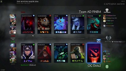 OG Dota2 VS Ad Finem #1 - Boston Major Finals - Dota 2 Full Game_15