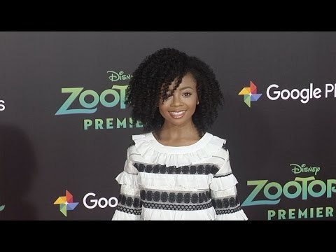 Skai Jackson Zootopia Los Angeles Premiere Red Carpet