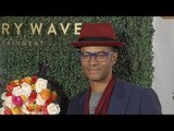 Eric Benet arrives at Primary Wave 10th annual pre Grammy party red carpet