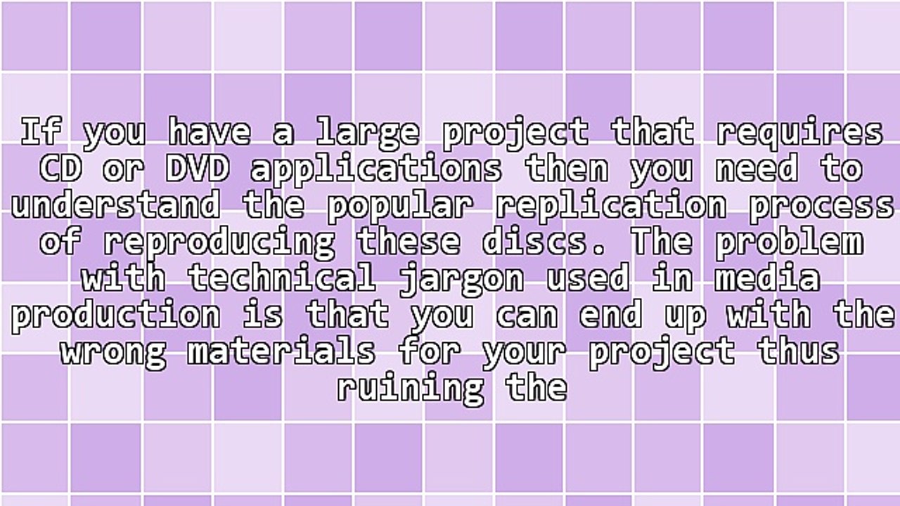 DVD Replication/Duplication Means Getting Quality Discs Every Time