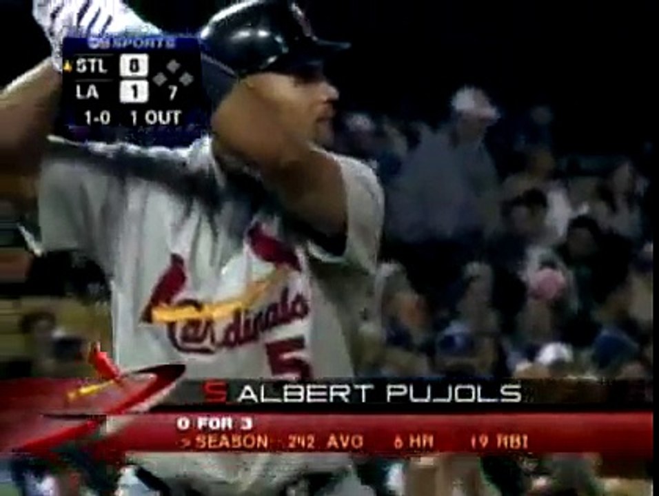 2007年 曹錦輝跟生化人Albert Pujols的投打對決