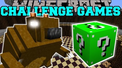 PopularMMOs Minecraft׃ GIANT BEAR CHALLENGE GAMES - Lucky Block Mod - Modded Mini-Game