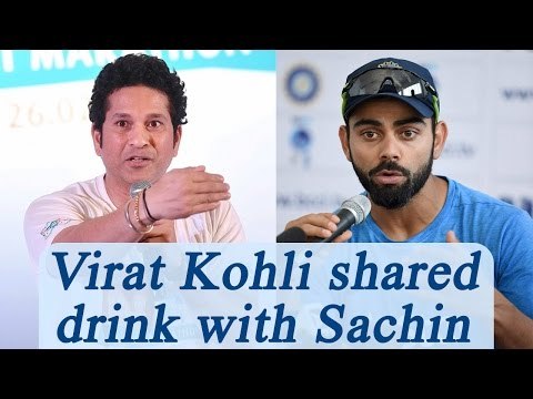 Virat Kohli speaks on drinking with Sachin Tendulkar | Oneindia News