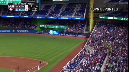Welington Castillo's homer │2017 World Baseball Classic│Canada vs Dominican Republic │2017.3.10