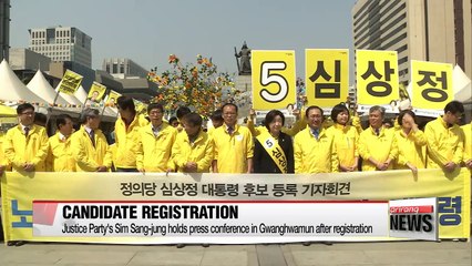 Five major presidential contenders register for May 9 election