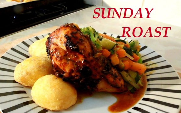 Delicious Dinner recipe Sunday Chicken Roast for family