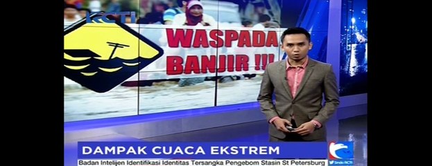Seorang Warga Histeris Hartanya Hanyut saat Banjir