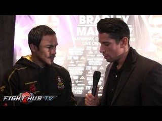 Juan Manuel Marquez "Timothy Bradley is speed with no power"