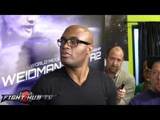 Anderson Silva "Weidman punch lucky" will not change for rematch