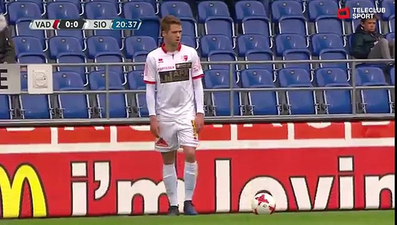 FC Vaduz 0:1 FC Sion  (Swiss Super League 15 April 2017)