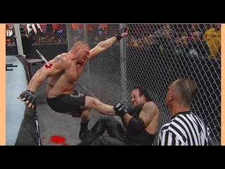 Undertaker vs Brock Lesnar -  bloodiest match in wwe