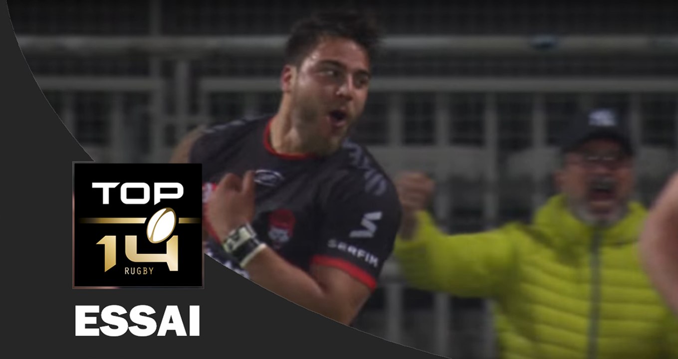 TOP 14 ‐ Essai Facundo ISA (LOU) – Lyon - La Rochelle – J24 – Saison 2016/2017
