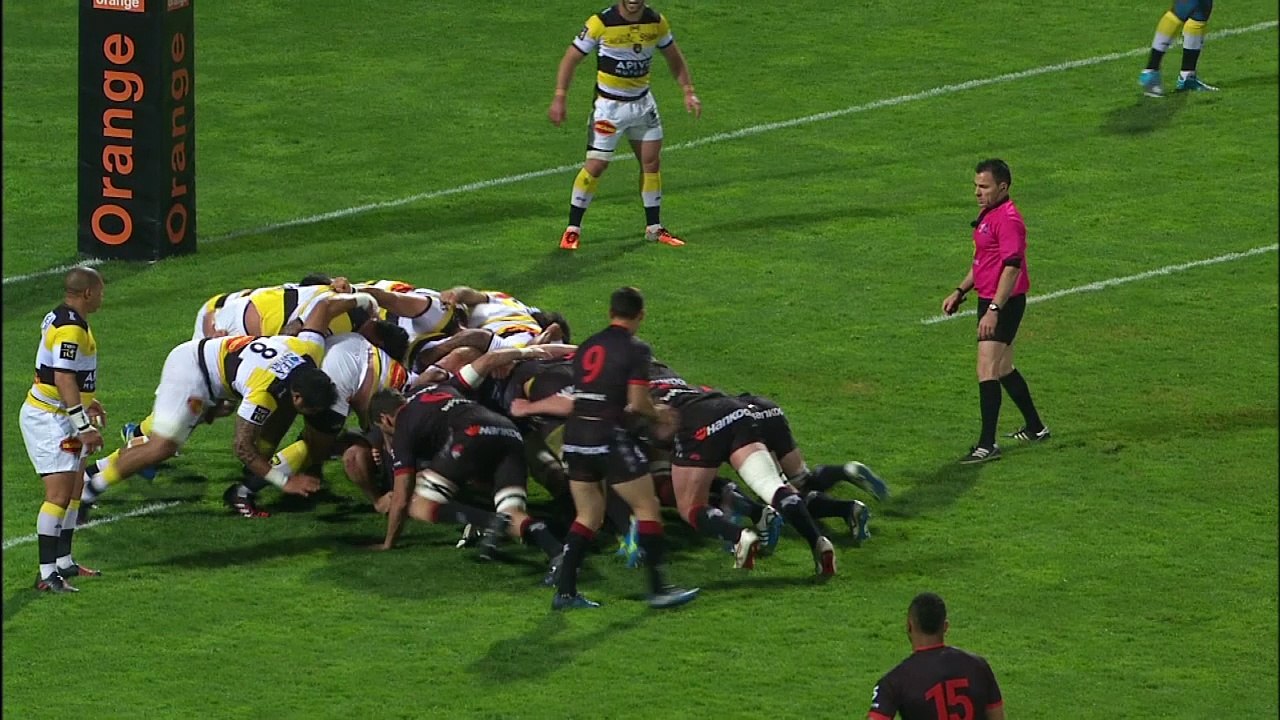 TOP 14 ‐ Essai Carl FEARNS (LOU) – Lyon - La Rochelle – J24 – Saison 2016/2017