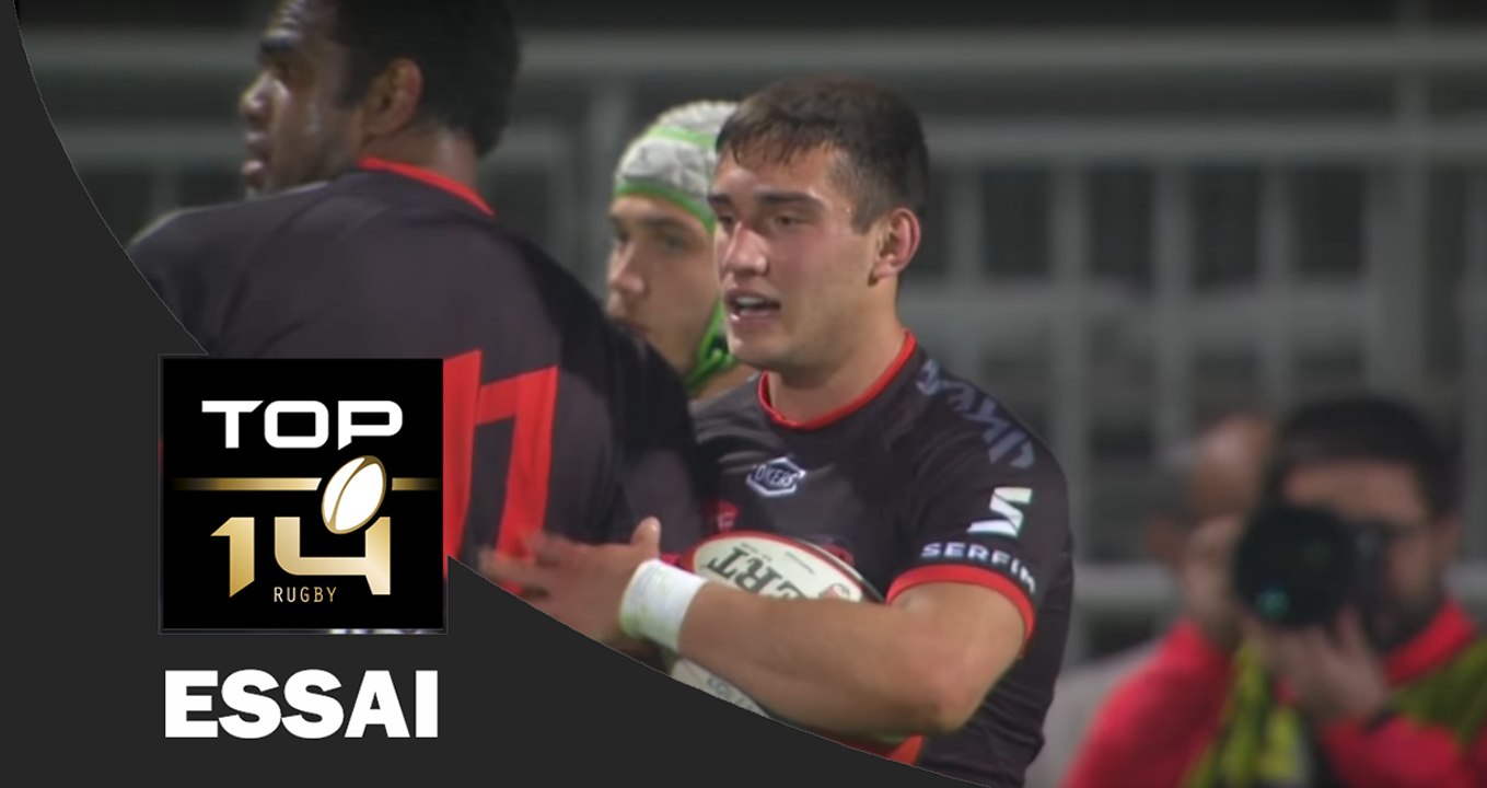 TOP 14 ‐ Essai Baptiste COUILLOUD (LOU) – Lyon - La Rochelle – J24 – Saison 2016/2017