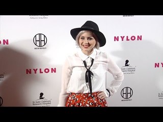 Colette Carr NYLON "Muses & Music" Grammy Pre-Party Red Carpet in Los Angeles