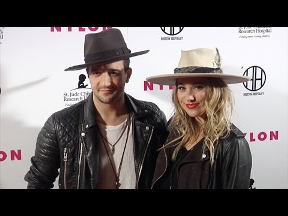 Mark Dallas & BC Jean NYLON "Muses & Music" Grammy Pre-Party Red Carpet in Los Angeles