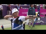Archery - Tsend (Chinese Taipei) v Browne (Great Britain) - Men's Ind. Recurve W1/W2 - London 2012