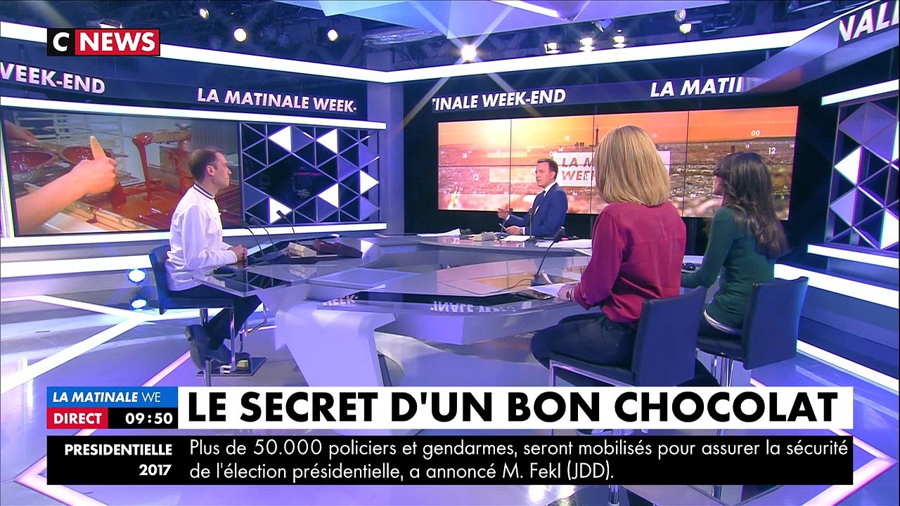 Nicolas Cloiseau, meilleur ouvrier de France Chocolatier était l'invité de Thomas Lequertier sur CNews