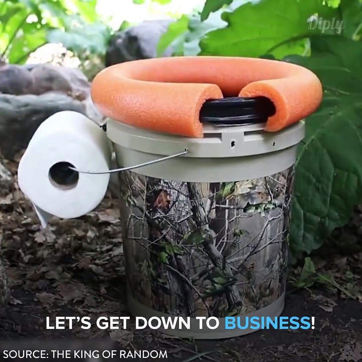 Fabriquez vos propre toilettes de camping... Tuto facile