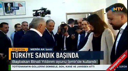Başbakan Binali Yıldırım oyunu kullandı