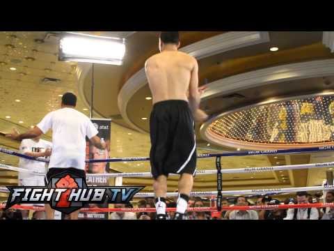 Danny Garcia vs Lucas Matthysse: Danny Garcia Open Media Workout