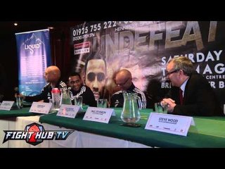 Kid Galahad vs Jazza Dickens Final Press conference (full H.D)