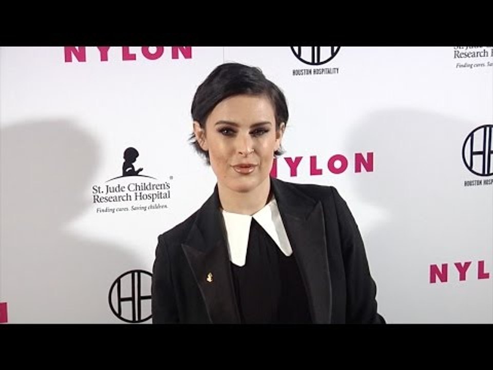 Rumer Willis NYLON "Muses & Music" Grammy Pre-Party Red Carpet in Los Angeles