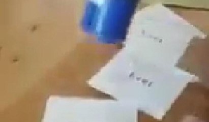 Skandal görüntü: Pusulalardaki 'Evet'e mühürü  'Ooooh' diyerek bastı