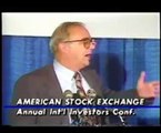 Reagan's Economic Policies: American Stock Exchanges Investors Conference (1987) part 1/2