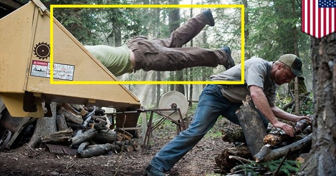 Woodchipper accident- man killed after falling into industrial wood chipper in Florida