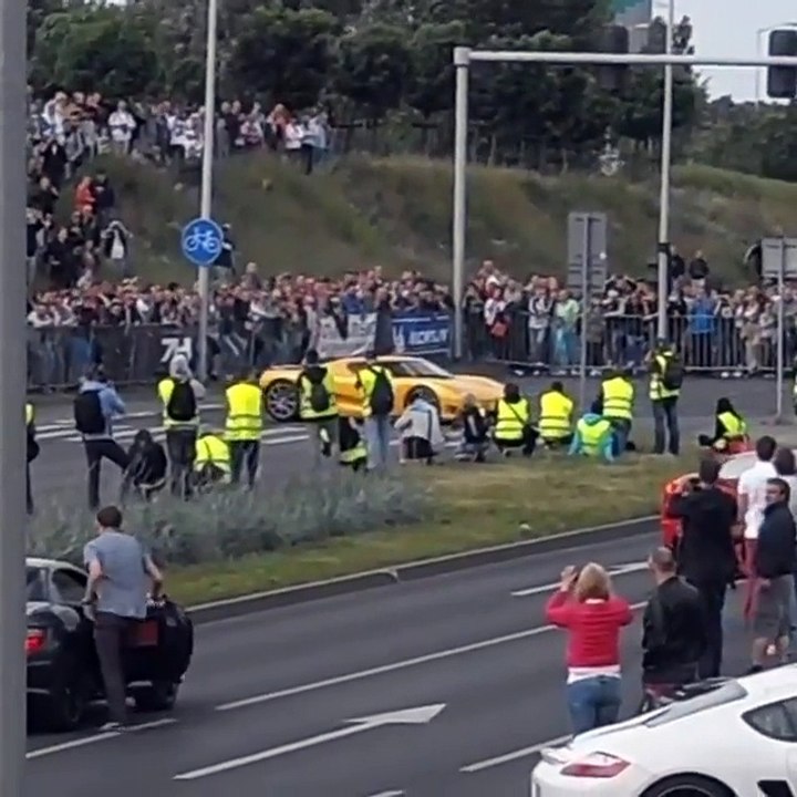 Accident In Car Racing