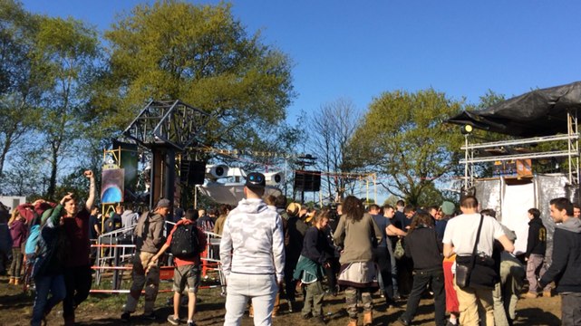 La rave party de Saffré du week-end de Pâques 2017