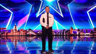 PC Dan Graham gets his groove on - Auditions Week 1 - Britain’s Got Talent 2017