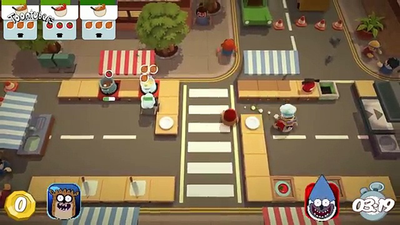 Sou um sanduíche mortal idiota… Overcooked!!! _ ToonTubers _ Cartoon Network