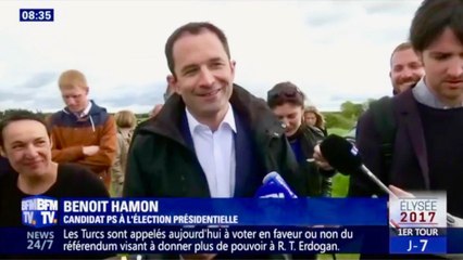 Message de Benoît Hamon à ses soutiens: "Mettez le paquet sur le déjeuner de Pâques!" ; à Toulouse on prépare le meeting