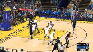 NBA 2K17 Stephen Curry & Warriors Highlights vs 345345