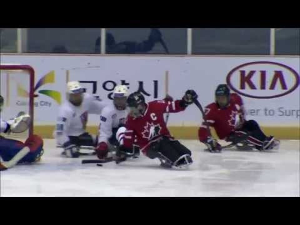 Highlights - Semi-finals Canada v Czech - 2013 IPC Ice Sledge Hockey World Championships A-Pool.