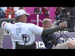 Archery - Stutzman (USA) v Klich (CZE) and Denton (USA) v Evans (CAN) - Men's Ind. Comp. Open